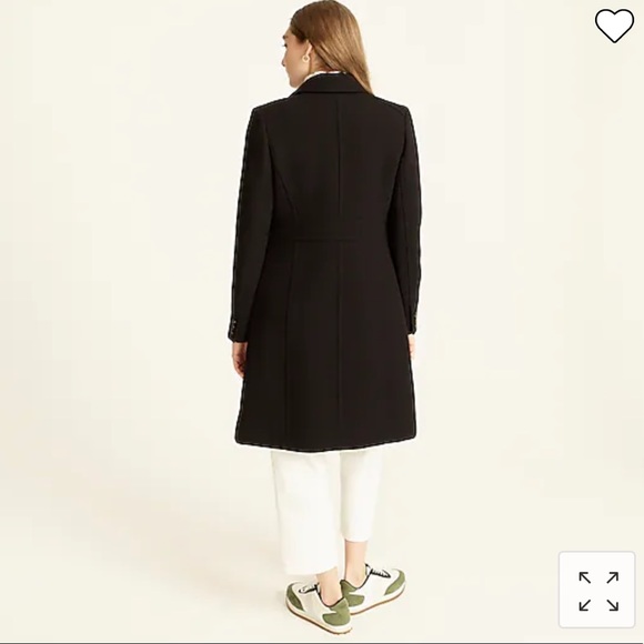 NWT J.Crew lady day coat wool with Thinsulate size 00 - Picture 3 of 3